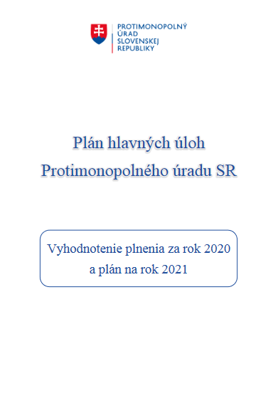Snímka titulnej strany Plánu