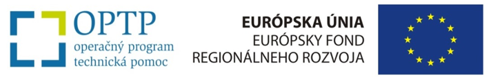 logo Operačný program Technická pomoc a logo Európsky fond regionálneho rozvoja Európskej únie
